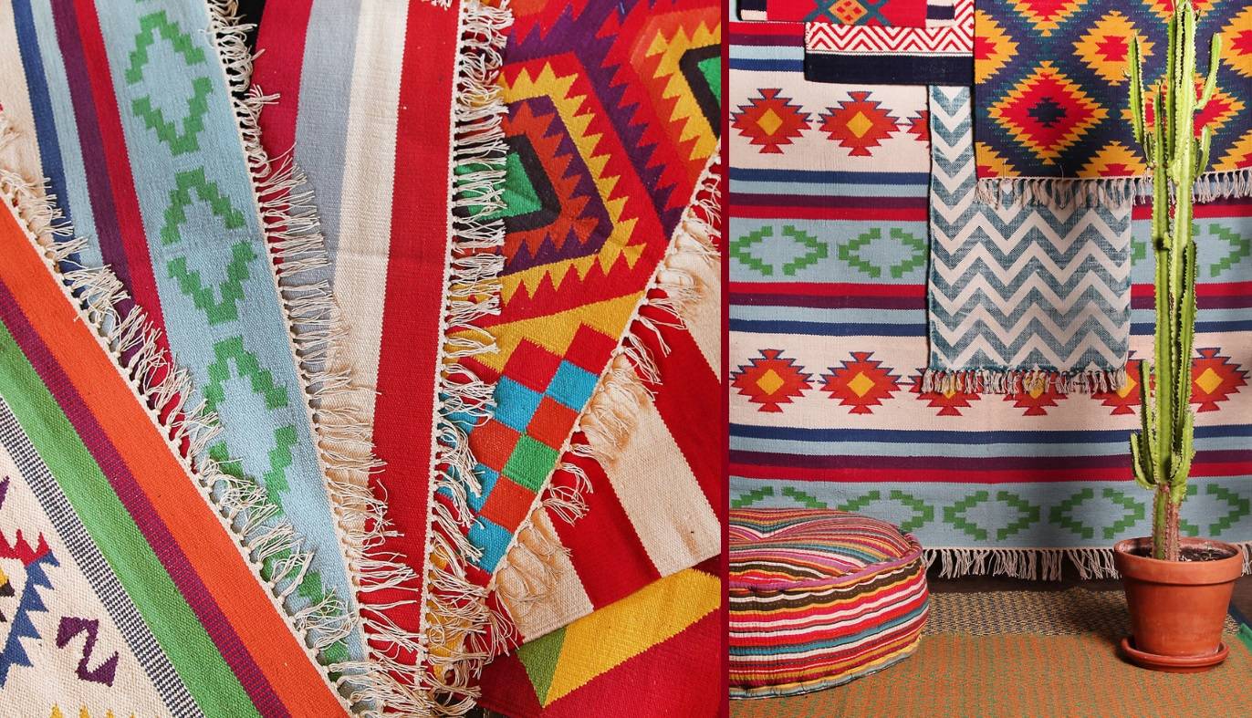Виды этнических ковров