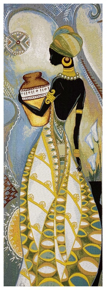 Гобелен "Африканка" (багет черный)