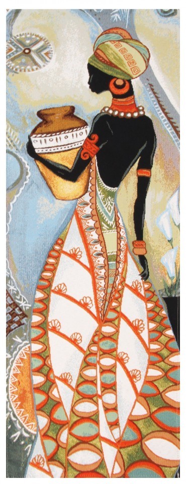 Гобелен "Африканка" (бюгет темно-коричневый)