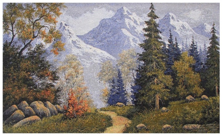 Гобелен "Альпы" (багет бронза)