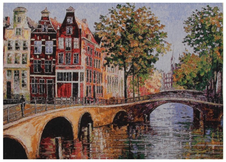 Гобелен "Амстердам"(багет серебро)