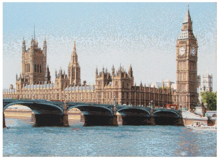 Гобелен "Биг-Бен" (багет золото)