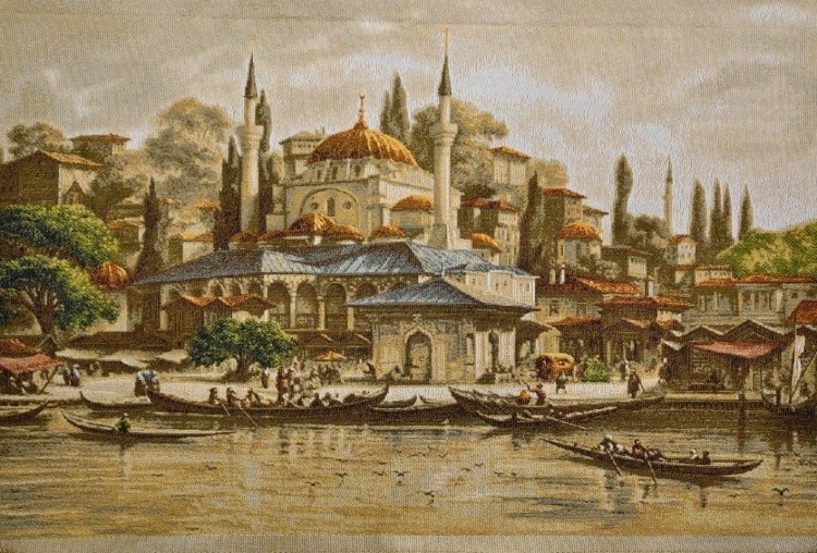 Гобелен "Босфор" (багет золото)