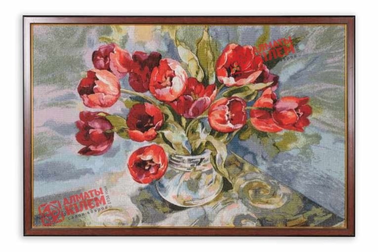 Гобелен "Дыхание весны" (багет-темно-коричневый)