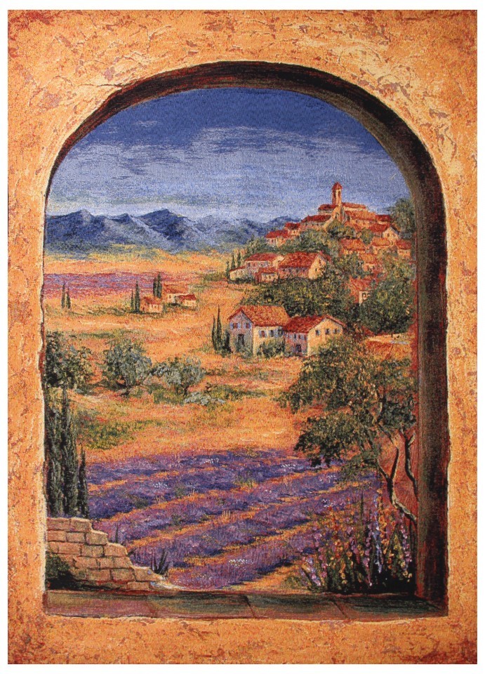 Гобелен "Грасс" (багет темно-коричневый)