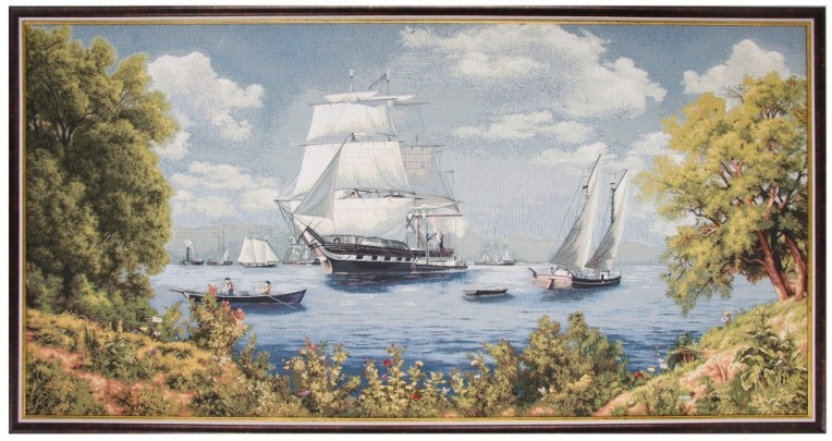 Гобелен "Лагуна" (багет бронза)