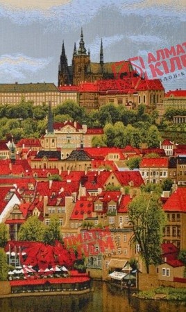 Гобелен "Прага 2" (багет коричневый)