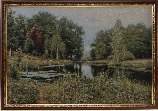 Гобелен "Рассвет" (багет коричневый)