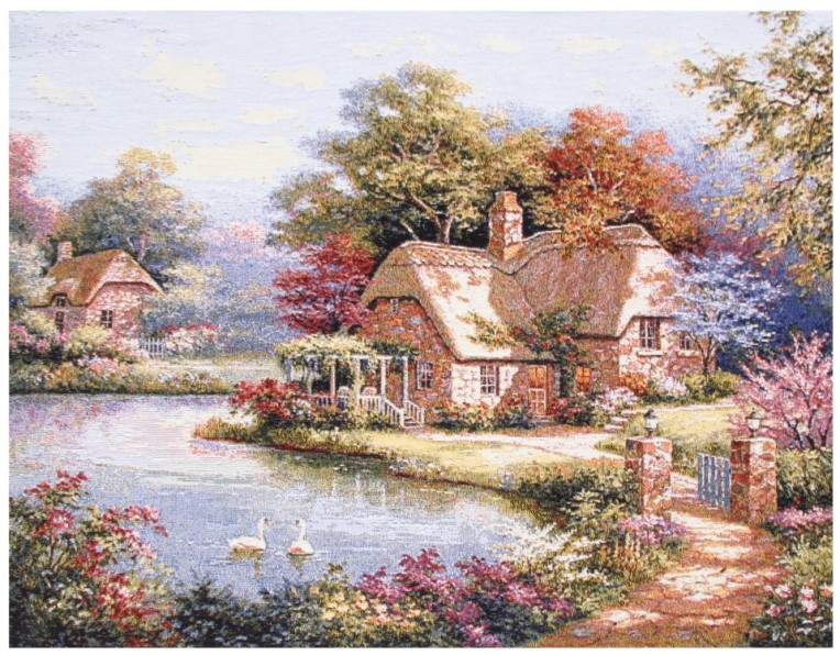 Гобелен "Сказочная страна" (багет серебро)