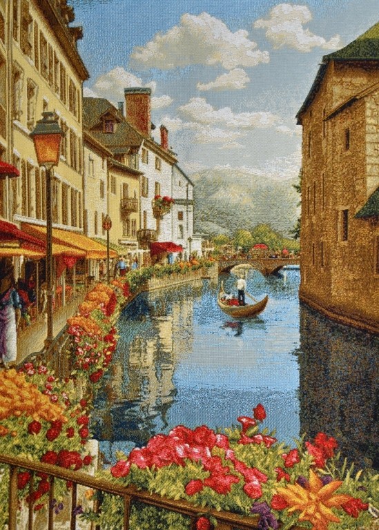 Гобелен "Венеция-город на воде" (багет бронза)