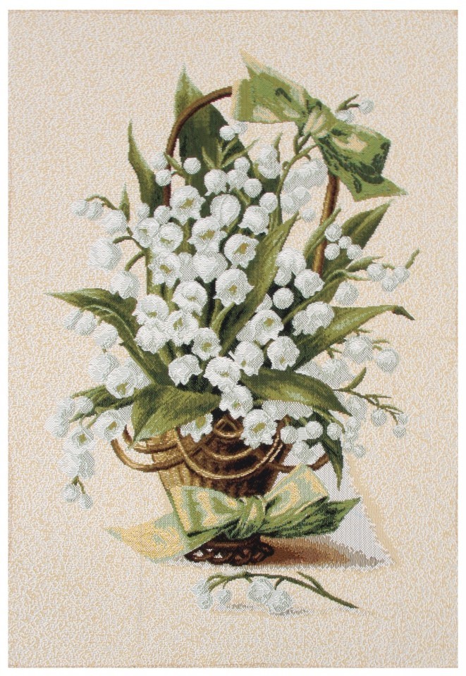 Гобелен "Весенняя корзина" (багет бронза)
