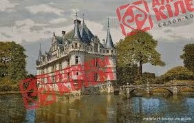 Гобелен "Замок Азаи" (багет-золото)