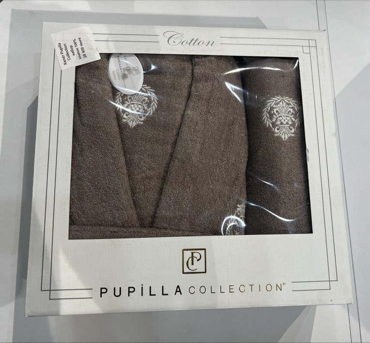 Халат Pupilla Collection Bornoz коричневый только у нас!