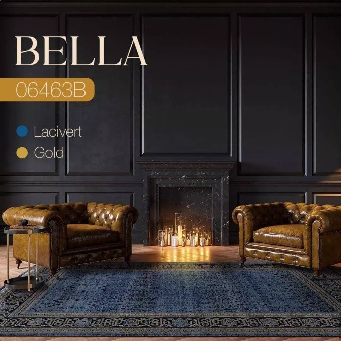 Ковер BELLA 06463B D.Blue/Blue