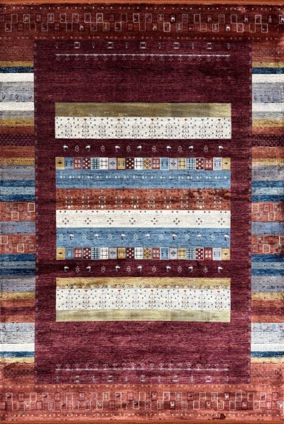 Ковер BELLA 06475A Burgundy/Terra