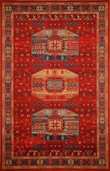 Ковер KIRMAN  0027A  Terra/D.Red