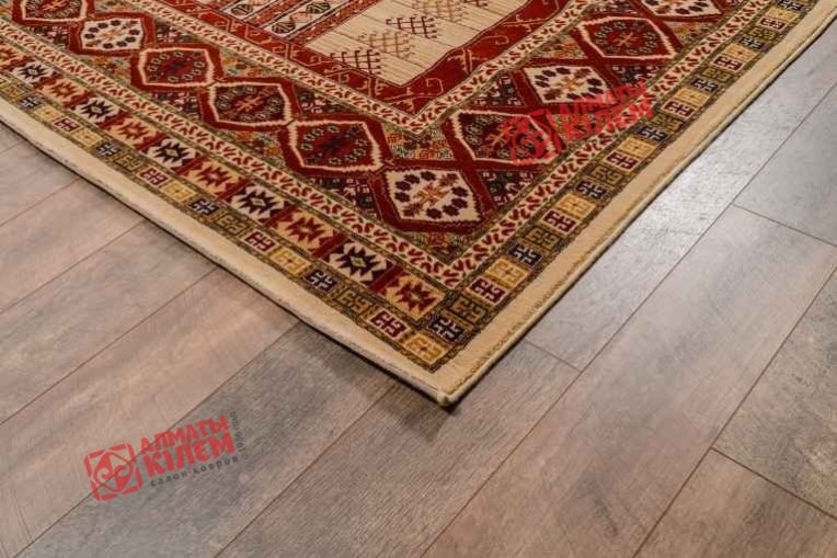 Ковер KIRMAN 0208IE  L.Beige-Brick по лучшей цене в Казахстане