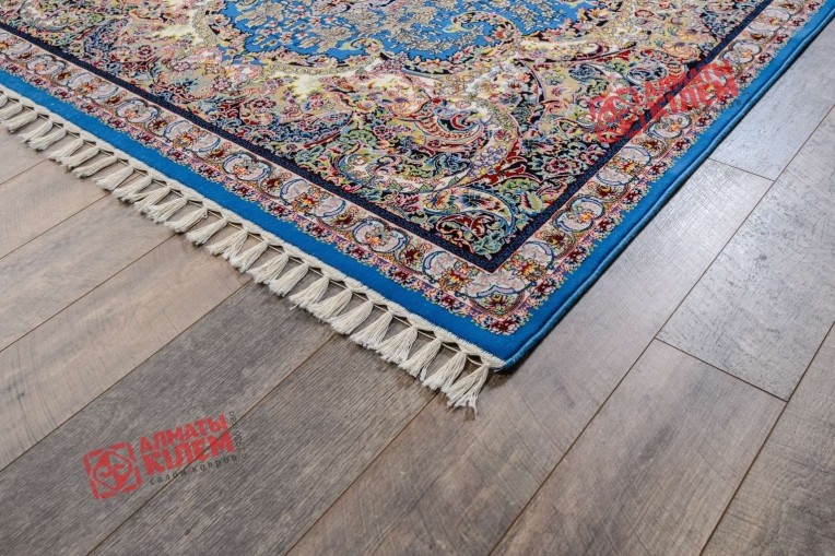 Ковер SUPER MASHAD 702070 синий недорого в Алматы