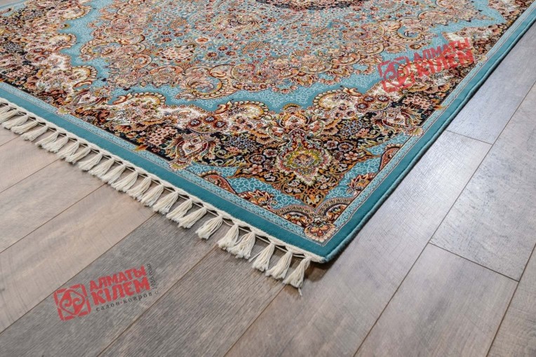 Ковер SUPER MASHAD 702100 синий недорого в Алматы