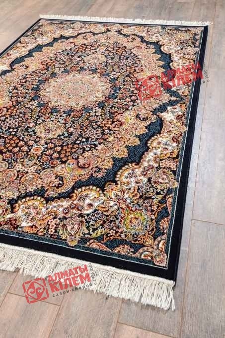 Ковер SUPER MASHAD 702100 темно-синий купить недорого