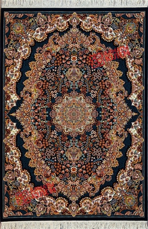 Ковер SUPER MASHAD 702100 темно-синий