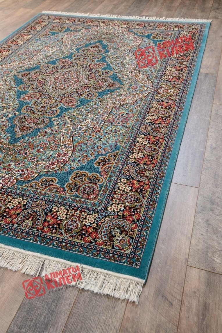 Ковер SUPER  TABRIZ 85122 синий по лучшей цене в Казахстане