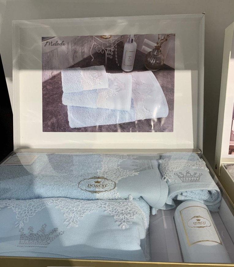 Набор полотенец DO&CO BUKLE KUTULU 3LU,MELEDA