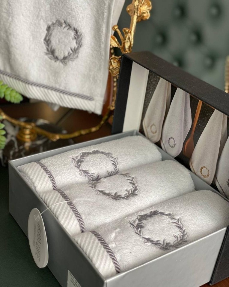 Набор полотенец HAVANA Set 3 шт, Beyaz(30х50-3шт)