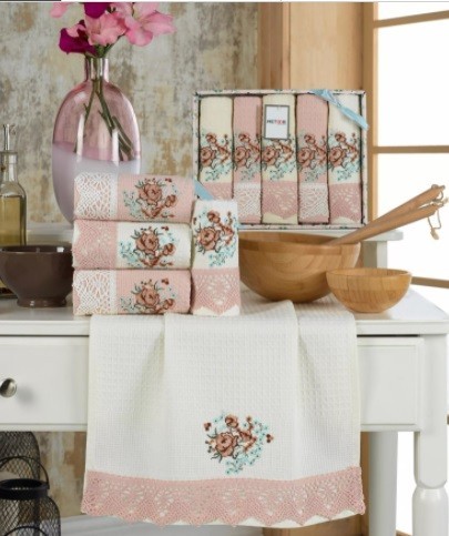 Набор полотенец Meteor, розовый купить недорого