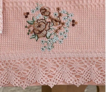 Набор полотенец Meteor, розовый по лучшей цене в Казахстане