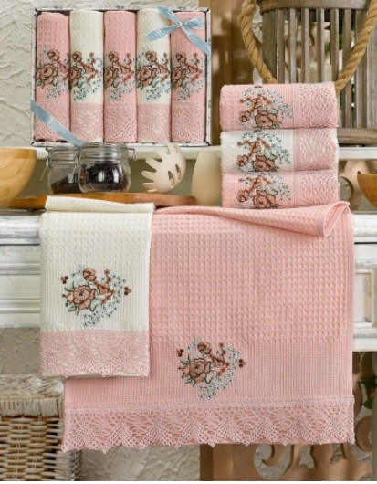 Набор полотенец Meteor, розовый