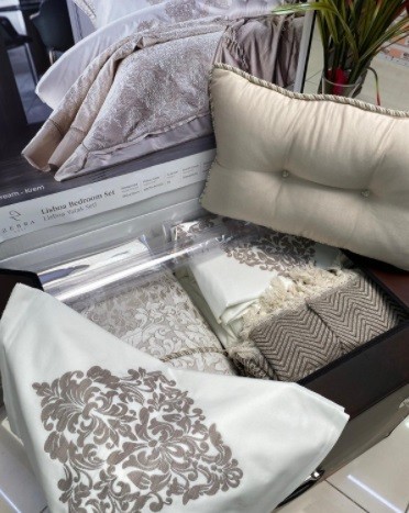 Набор Zebra Casa покрывало+КПБ LISBOA BEJ купить недорого