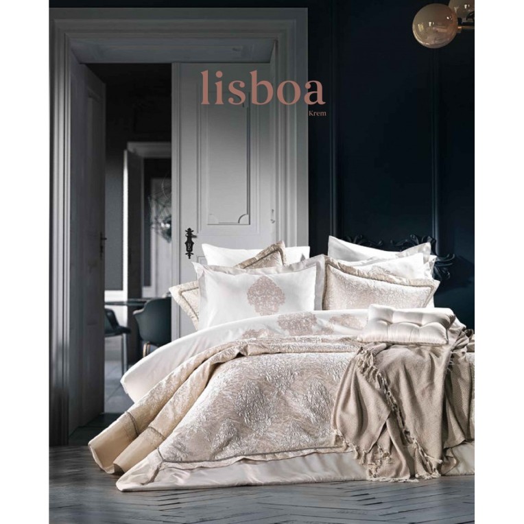 Набор Zebra Casa покрывало+КПБ LISBOA KREM