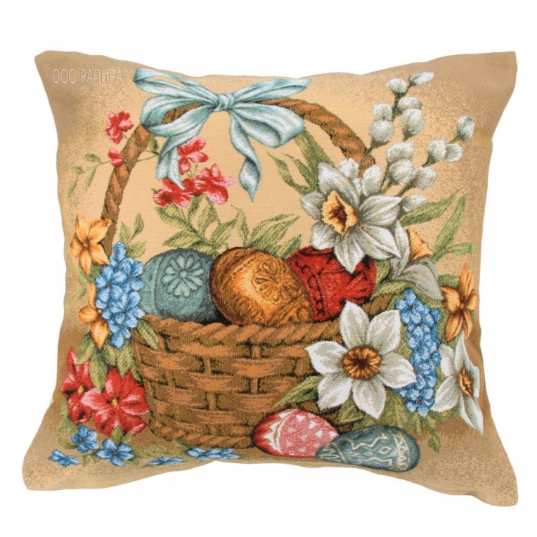 Наволочка "Пасхальная корзина"