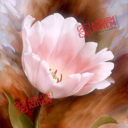 Наволочка шелк "Розовый тюльпан"