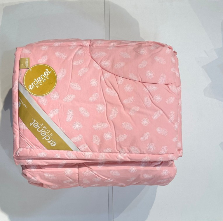 Одеяло стеганное овечье (цвет розовый) по лучшей цене в Казахстане