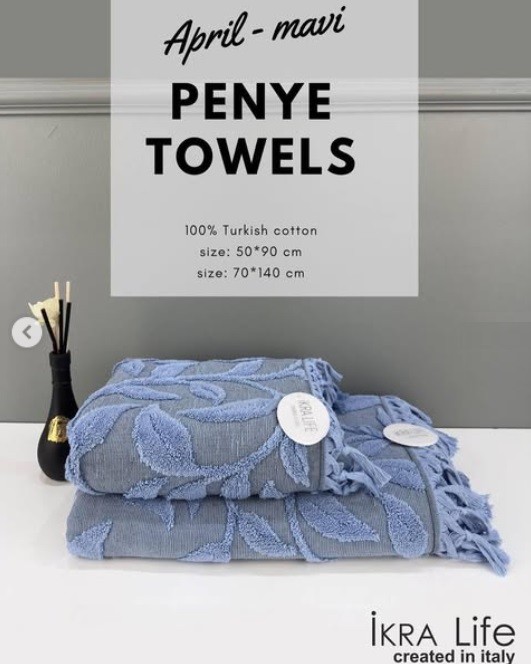 Полотенце Ikra Life APRIL MAVI