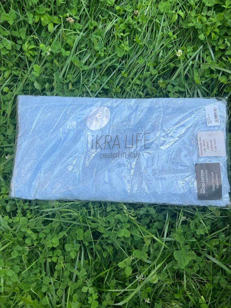 Полотенце Ikra Life, Micro cotton, Acik Mavi недорого в Алматы