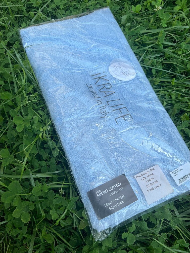 Полотенце Ikra Life, Micro cotton, Acik Mavi по лучшей цене в Казахстане