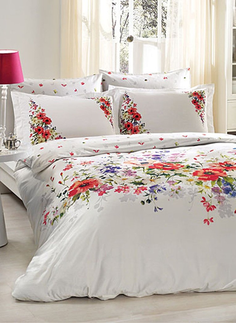 Постельное белье Delux Saten Camila V01 Kirmizi