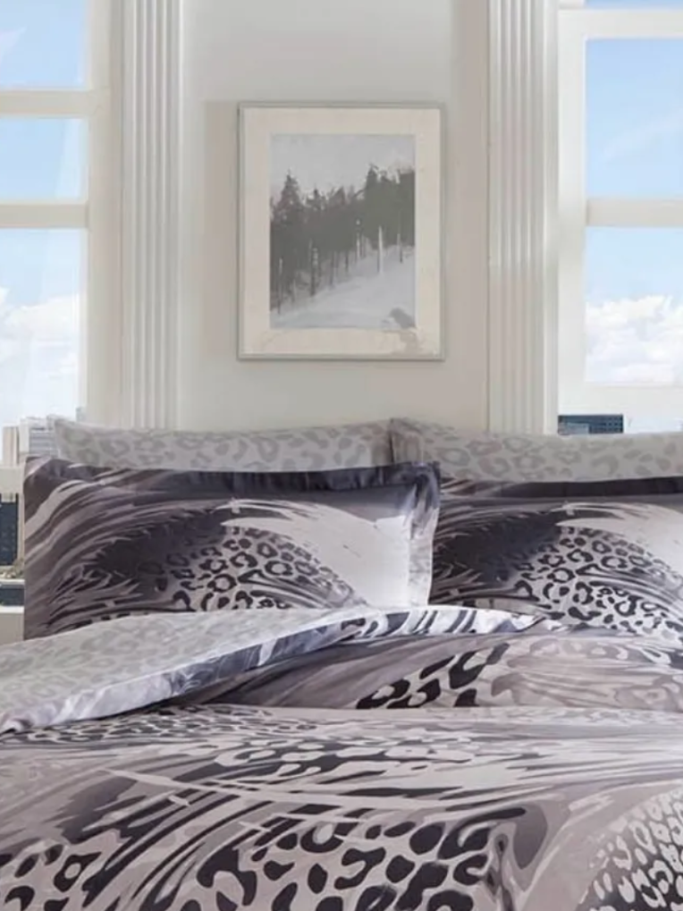 Постельное белье Delux Saten Family Berio V05 Gri