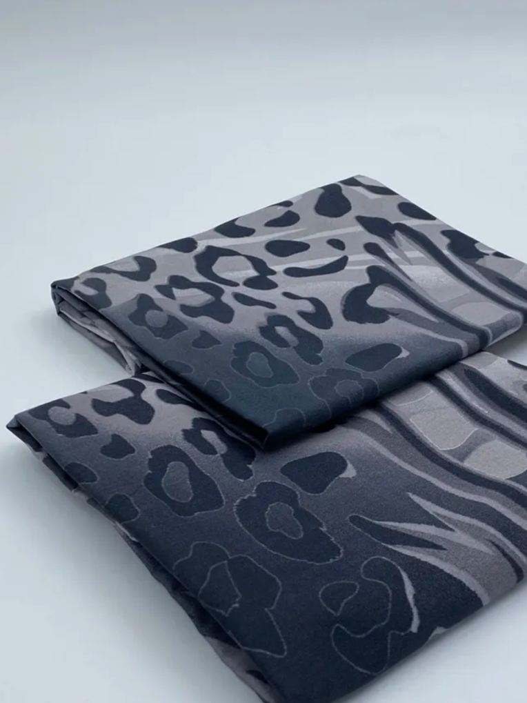 Постельное белье Delux Saten Family Berio V05 Gri лучшего качества