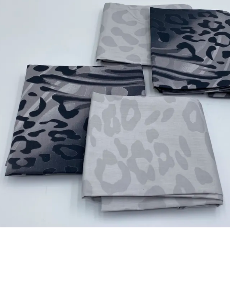 Постельное белье Delux Saten Family Berio V05 Gri