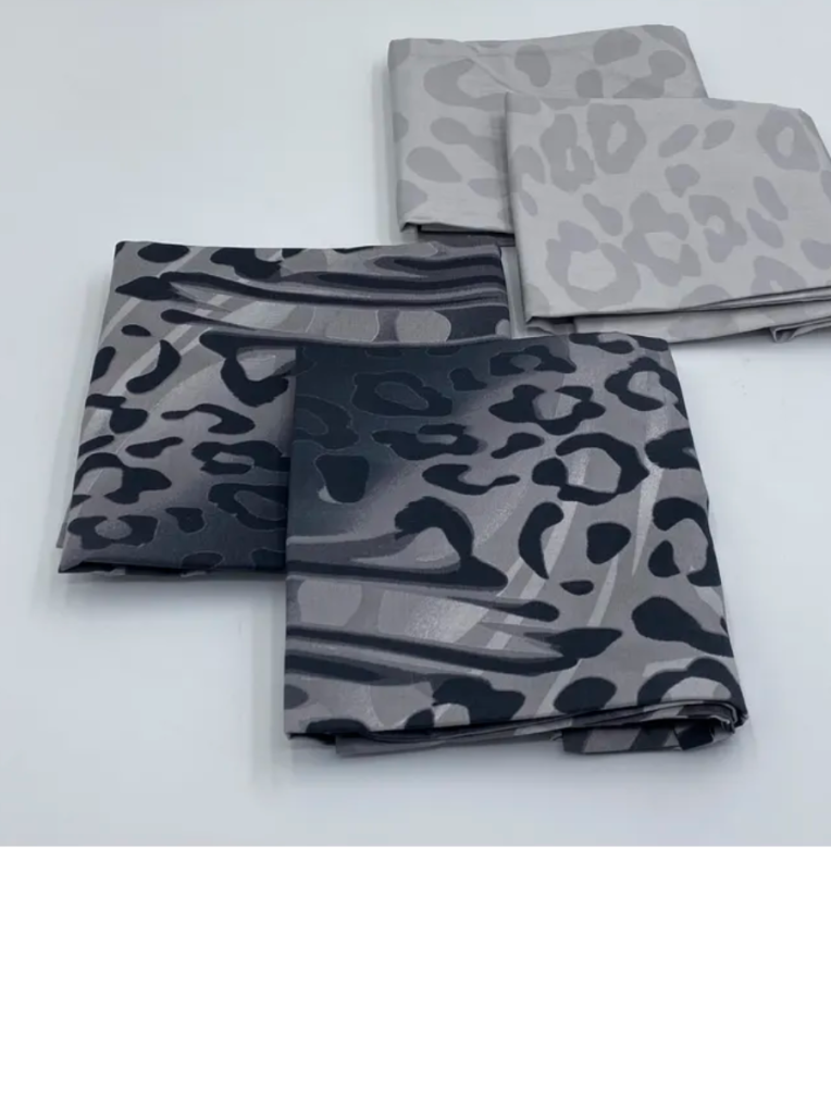 Постельное белье Delux Saten Family Berio V05 Gri