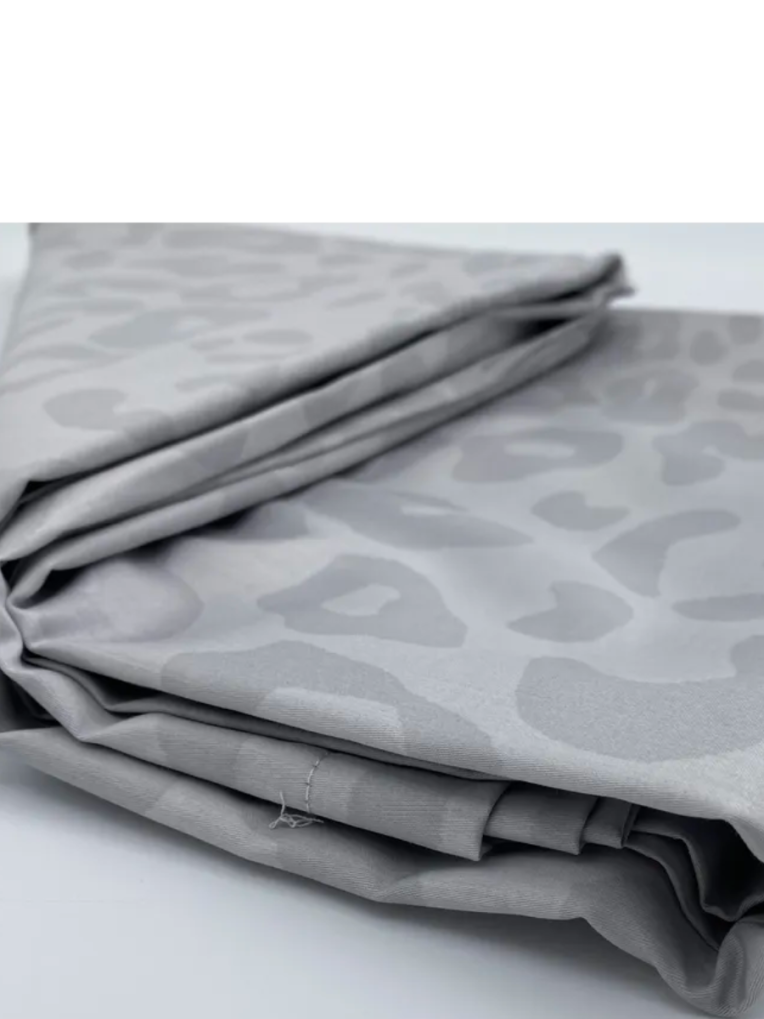 Постельное белье Delux Saten Family Berio V05 Gri