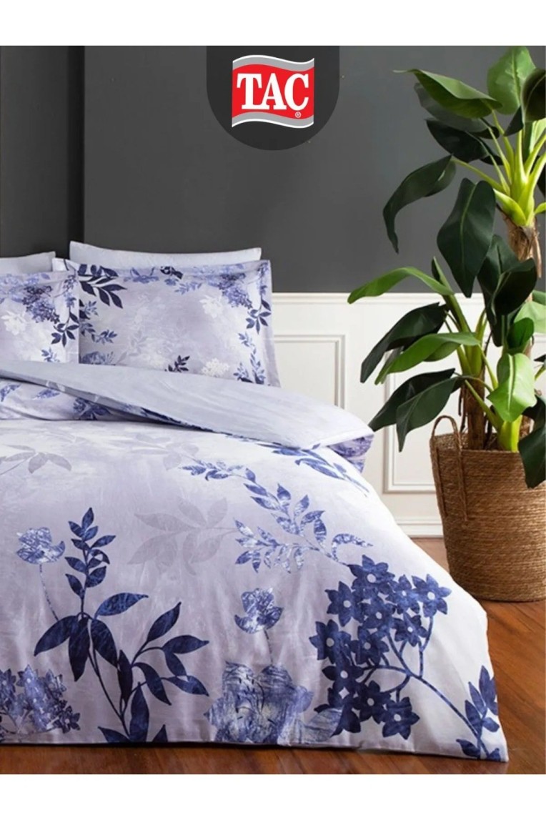 Постельное белье Delux Saten Family Padova V01 Lacivert по лучшей цене в Казахстане