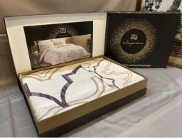 Постельное белье Delux Saten Ginza V01 Murdum