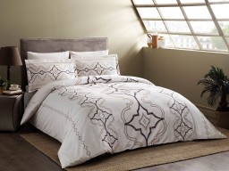 Постельное белье Delux Saten Ginza V01 Murdum