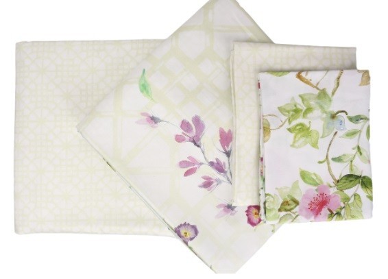 Постельное белье Delux Saten Lonzo V01 Yesil по лучшей цене в Казахстане