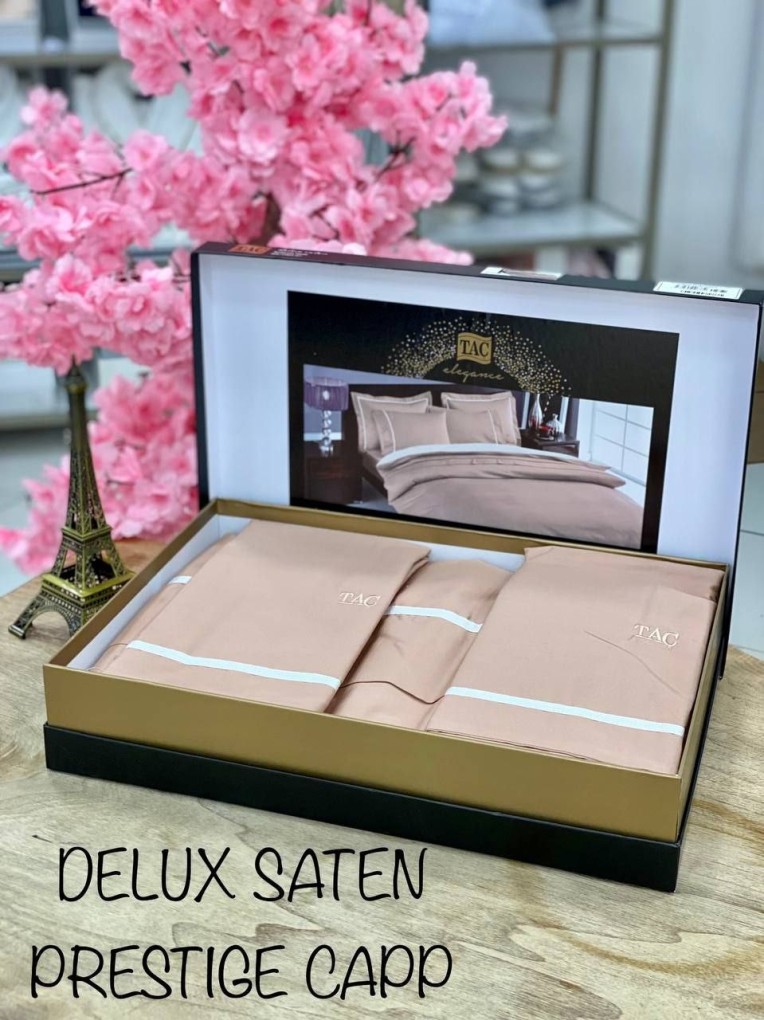 Постельное белье Delux Saten Prestige Kapp недорого в Алматы